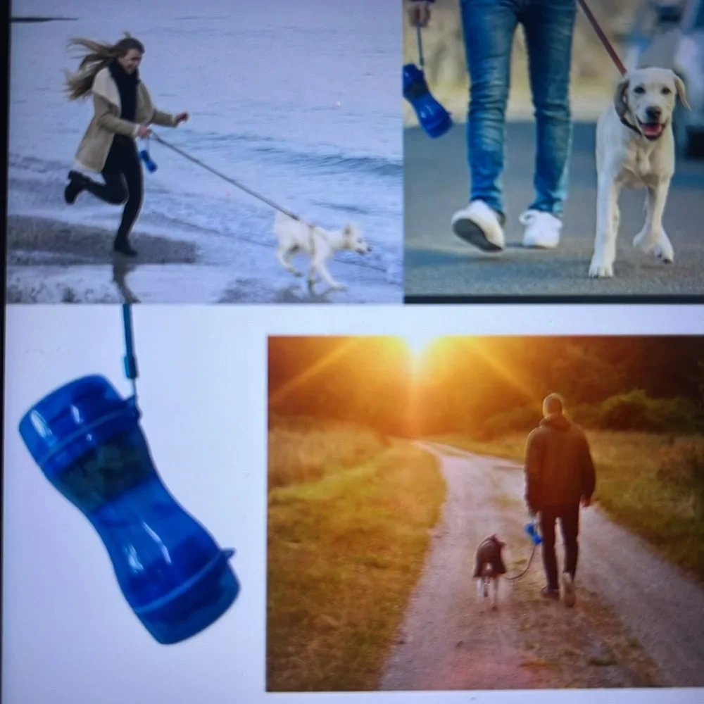 Vivitar Pet Portable Feeder & Water Bottle NWT